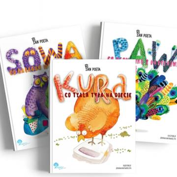 Ptasia seria Pana Poety - zestaw 3 rymowanych bajek