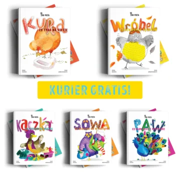 Ptasia seria Pana Poety - zestaw 5 rymowanych bajek